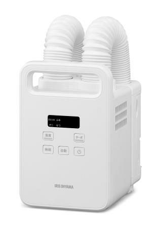 ふとん乾燥機 ハイパワーツインノズル ホワイト アイリスオーヤマ、専用ふとん袋でダニ対策できる「ふとん乾燥機