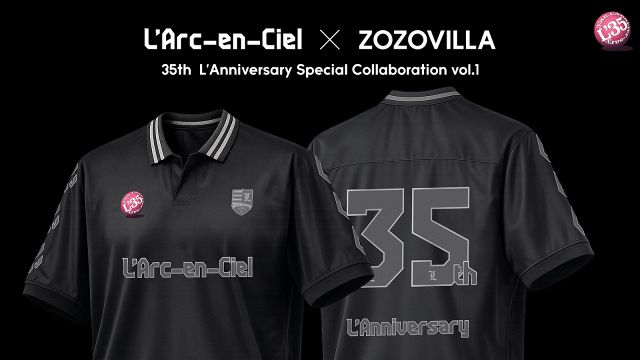 L'Arc-en-Ciel 15th Anniversary Tシャツ L L'Arc-en-Ciel×ZOZOVILLA、35周年記念アイテム発売 今秋には第2弾も