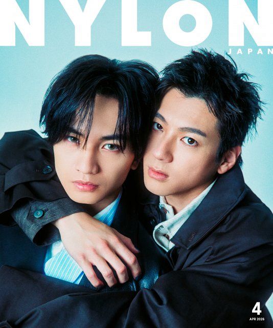 山田裕貴＆中島健人、『NYLON JAPAN』表紙で耽美な接近ショット「殺陣