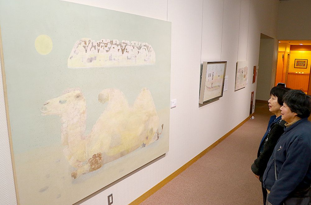 動物画家 入江酉一郎展が会期終盤 ファンが愛らしい作品の数々堪能