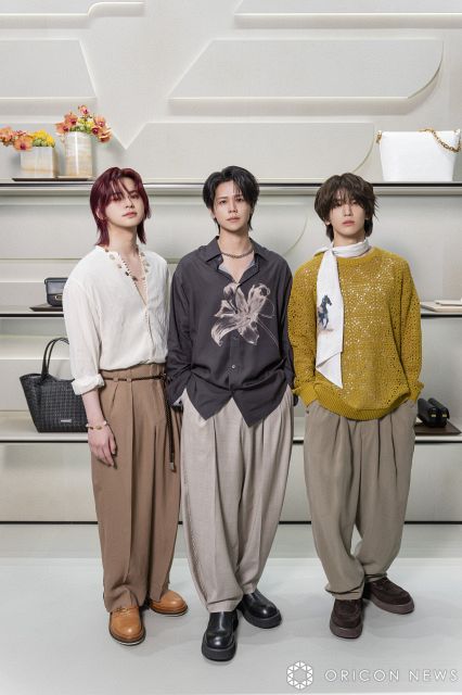 INI松田迅・藤牧京介・高塚大夢 アルマーニ着こなす新ショット「どの