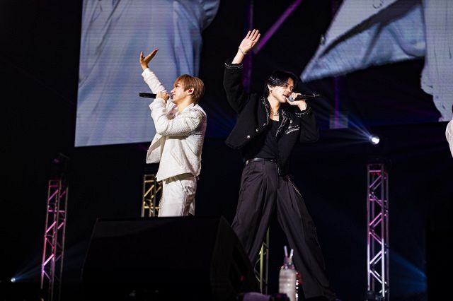 INI尾崎匠海＆藤牧京介、2人で初フェス出演 圧巻の歌唱力で魅了：山陽