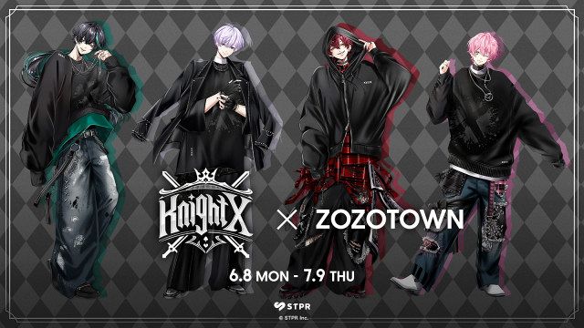 騎士X - Knight X -とZOZOTOWNがコラボ 描き下ろしイラスト使用の限定9