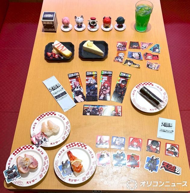 スシロー、RPGゲーム『ゼンレスゾーンゼロ』との初コラボフェアを24日
