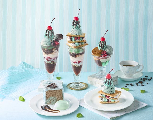 チョコミント きょうから】ジョナサン初「チョコミント Collection」登場 全長約30