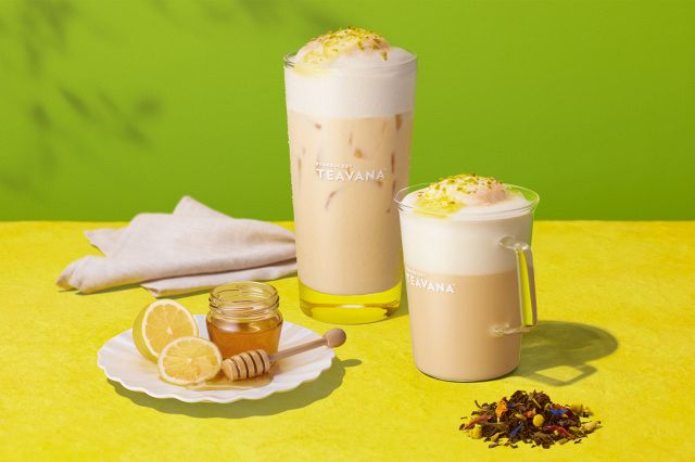 スタバ、春の新作“ティーラテ”＆デザート発表 ハニーレモン