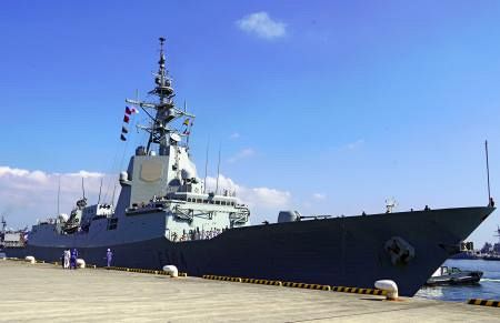 スペイン軍艦が横須賀寄港 131年ぶり、補給目的：山陽新聞デジタル