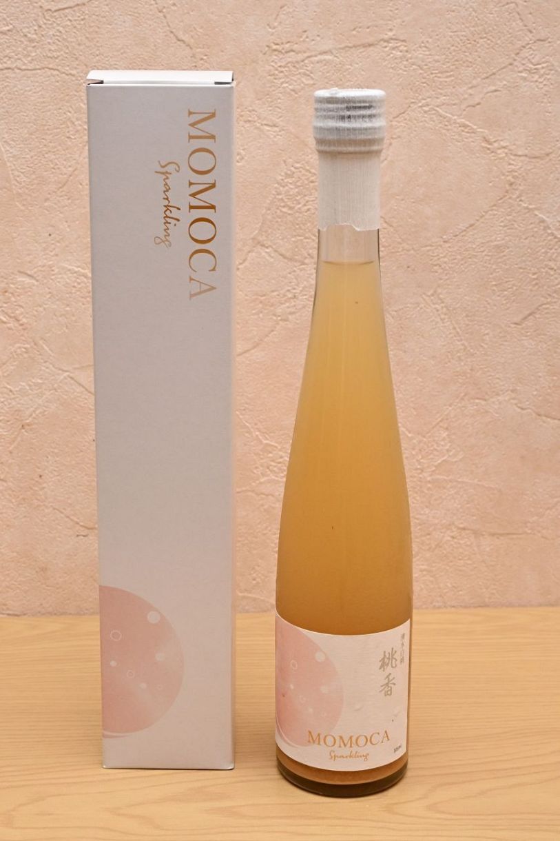 清水白桃のスパークリングワイン 美作のプロローグライズ開発：山陽