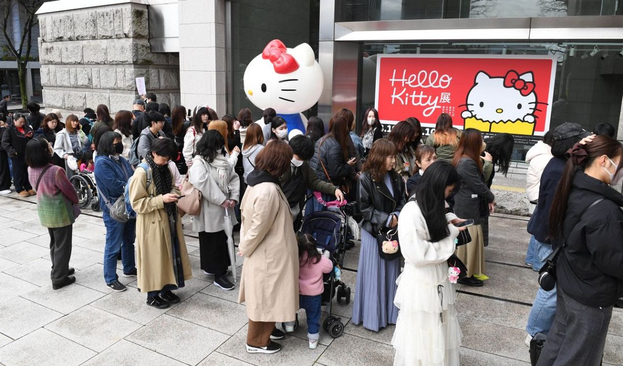 かわいいキティいっぱい 岡山で「Hello Kitty展」開幕：山陽