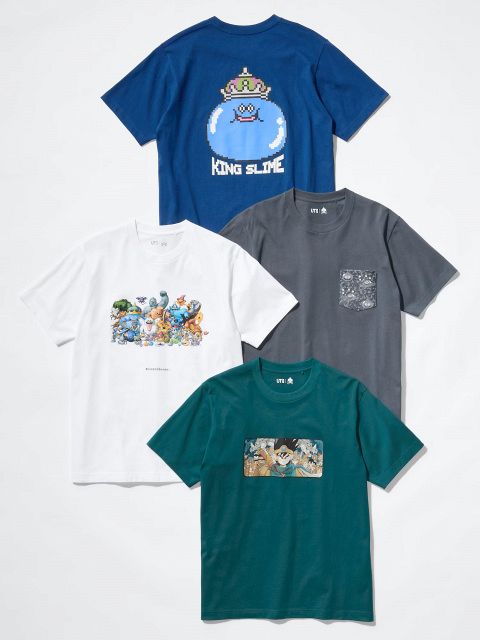 ユニクロ『ドラクエ』シャツ販売スタート 絵柄にキングスライム 