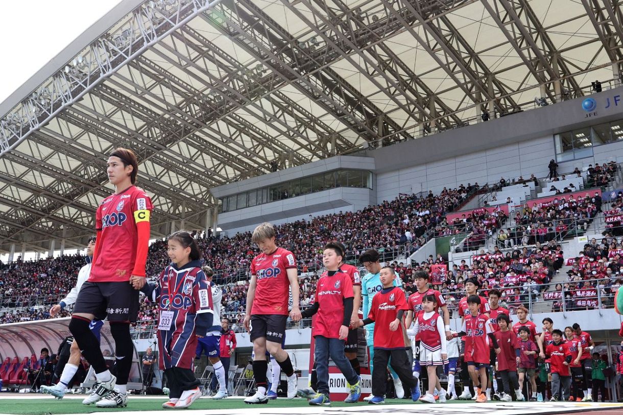 ファジのホーム開幕戦 J1「2年目」に期待の声 岡山の3チーム初めて
