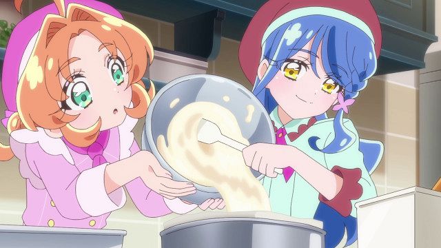 杏*仁様 名探偵プリキュア　帆羽くれあ　パティシエ衣装 名探偵プリキュア！』帆羽くれあ、あんなの為にケーキ作る 「お母さん