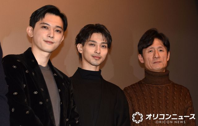 横浜流星、“無精ひげ”姿で『国宝』イベント登壇 吉沢亮＆李相日監督と