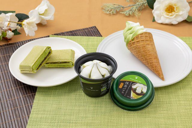 専用　抹茶アイス様　無地絣に型染めコラボ セブン‐イレブン、アイスの日を盛り上げる抹茶尽くしアイスが登場