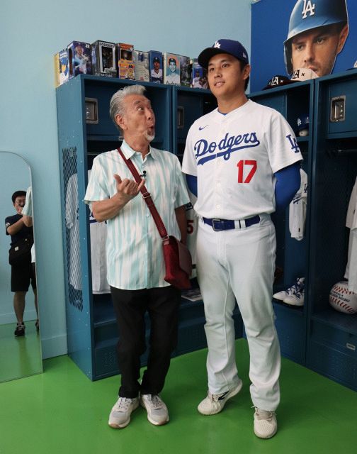 高田純次、ドジャースタジアムで大谷翔平の偉業に立ち会う「やっぱり