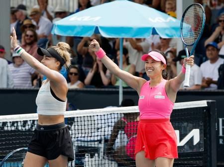 全豪、加藤・サラスア組8強入り 女子複、第7シードに逆転勝ち：山陽