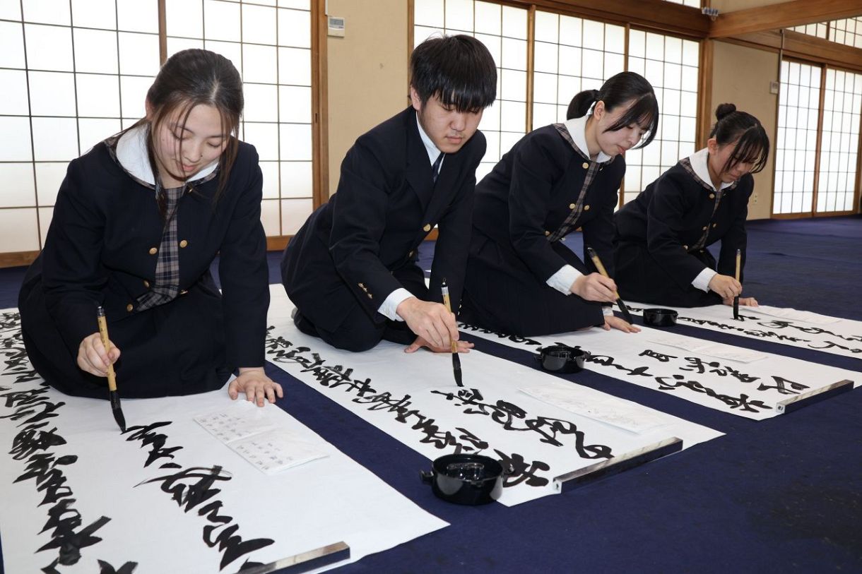 学校イチ押し図鑑】岡山県内高校で唯一の書道系 明誠学院高 特別芸術