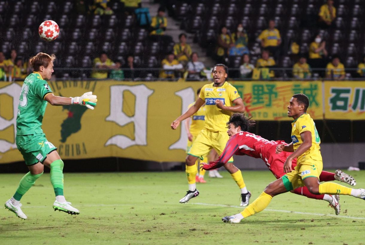ファジアーノが初の１６強入り　天皇杯サッカー３回戦　Ｊ１千葉に１―０で競り勝つ