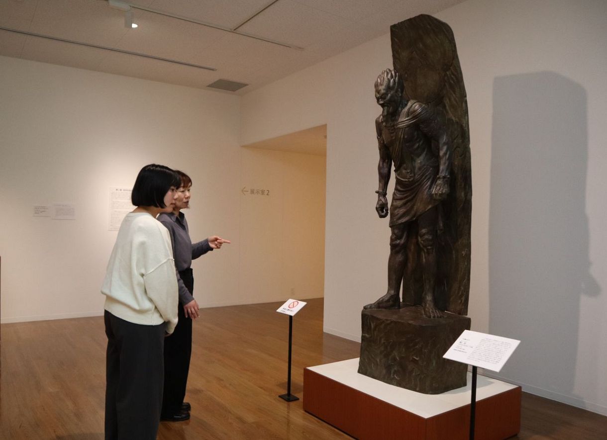 平櫛田中の写実表現にスポット 井原の美術館企画展、作品変遷たどる