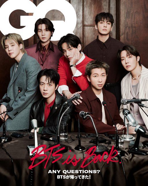 BTSが表紙を飾る『GQ JAPAN』、発売前重版が決定 7人全員表紙は活動