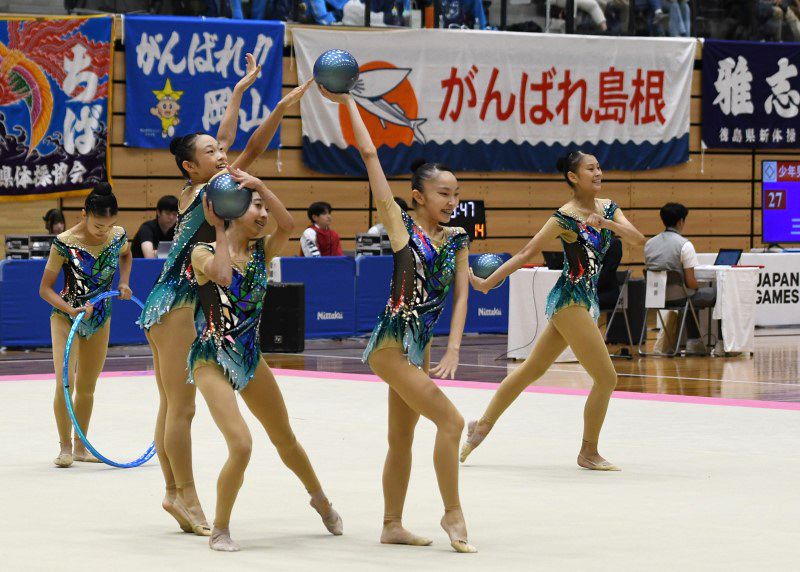 新体操 国民スポーツ大会「わたSHIGA輝く国スポ」（2025年9