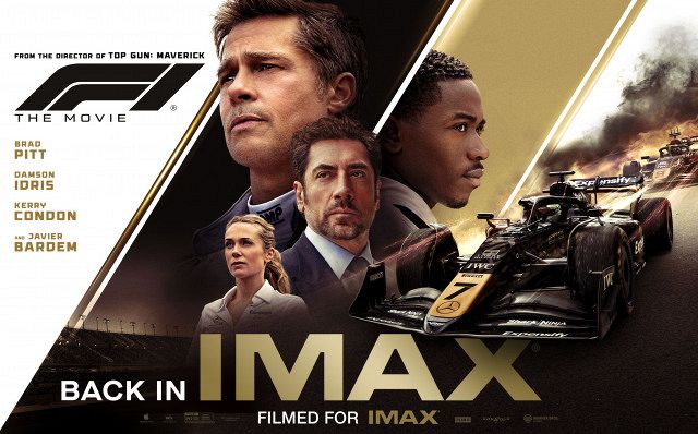 ブラッド・ピット　F1/エフワン　ポスター F1(R)／エフワン」ポスタービジュアル - 「F1」ブラッド・ピット