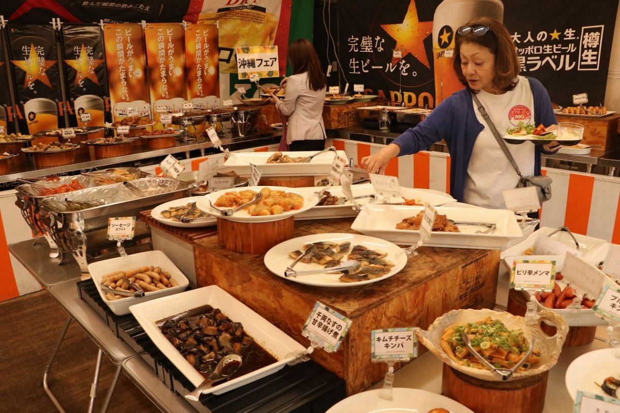 岡山でビアガーデン商戦本格化　料理アピール、暑さで会期延長も