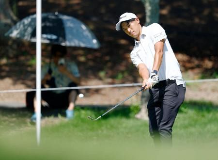 石塚が単独首位に浮上 男子ゴルフ第2日：山陽新聞デジタル｜さんデジ