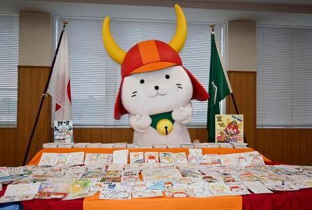 ひこにゃん宛て年賀状1万通超え 16年連続、台湾や米国からも
