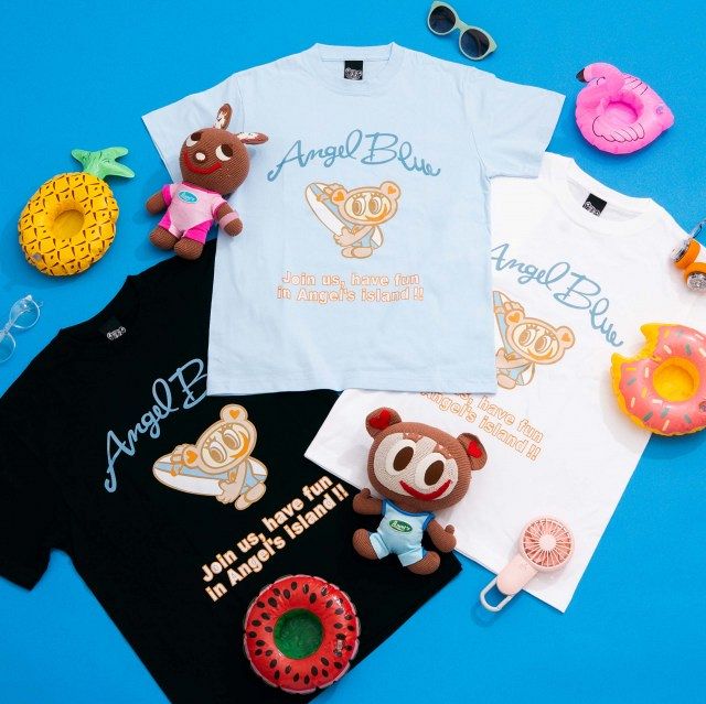 エンジェルブルー ナカムラくん 総柄クッキーTシャツ