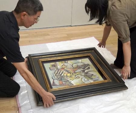 贋作絵画、画廊が全額返金 徳島県立美術館が購入：山陽新聞デジタル