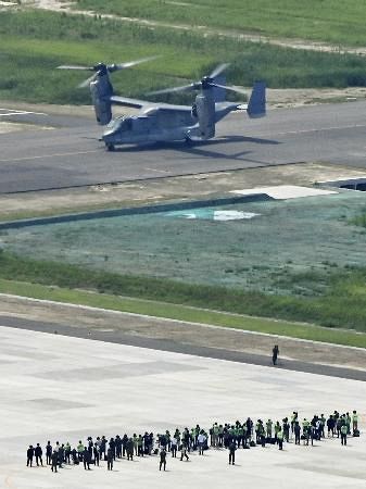 オスプレイ発着、想定の4割弱 4月まで、9日で佐賀配備1年：山陽