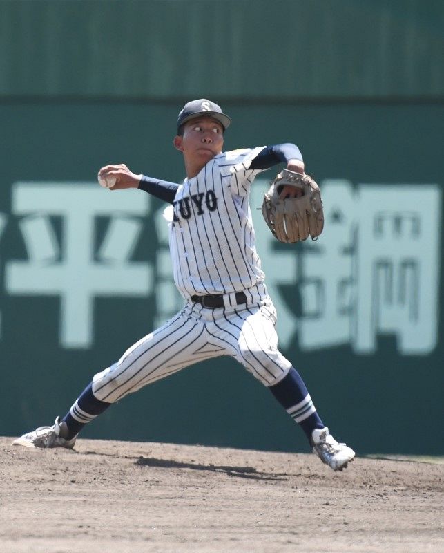 作陽の右腕が1失点8奪三振で完投 高校野球岡山大会 第1日1回戦