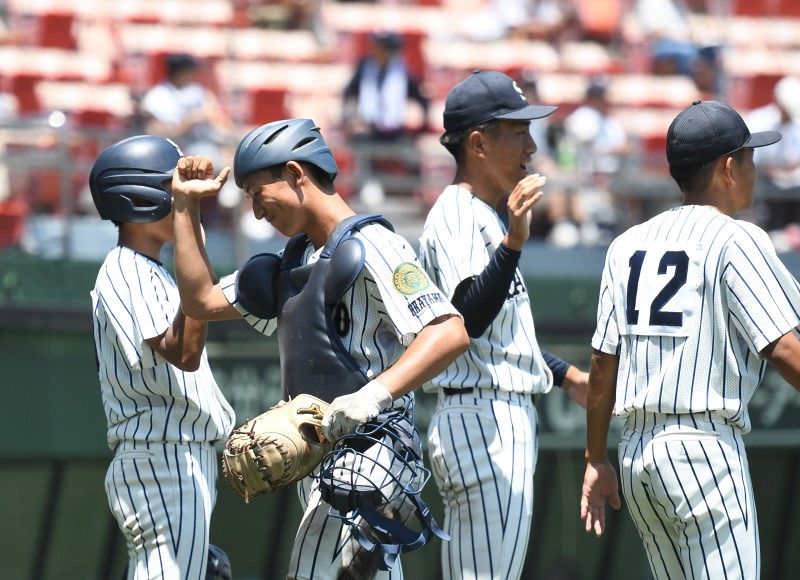 作陽の右腕が1失点8奪三振で完投 高校野球岡山大会 第1日1回戦