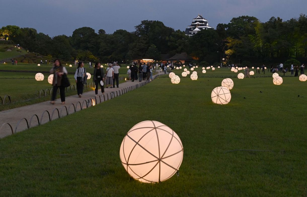 烏城灯源郷、幻想庭園6・4万人 来場者ほぼ横ばい：山陽新聞デジタル 