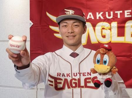 藤原「初勝利、160キロ」 楽天1位、花園大初のプロ：山陽新聞