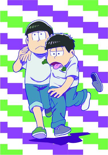 おそ松さん』暑さにバテた一松＆肩を貸すチョロ松の描き下ろしBlu-ray