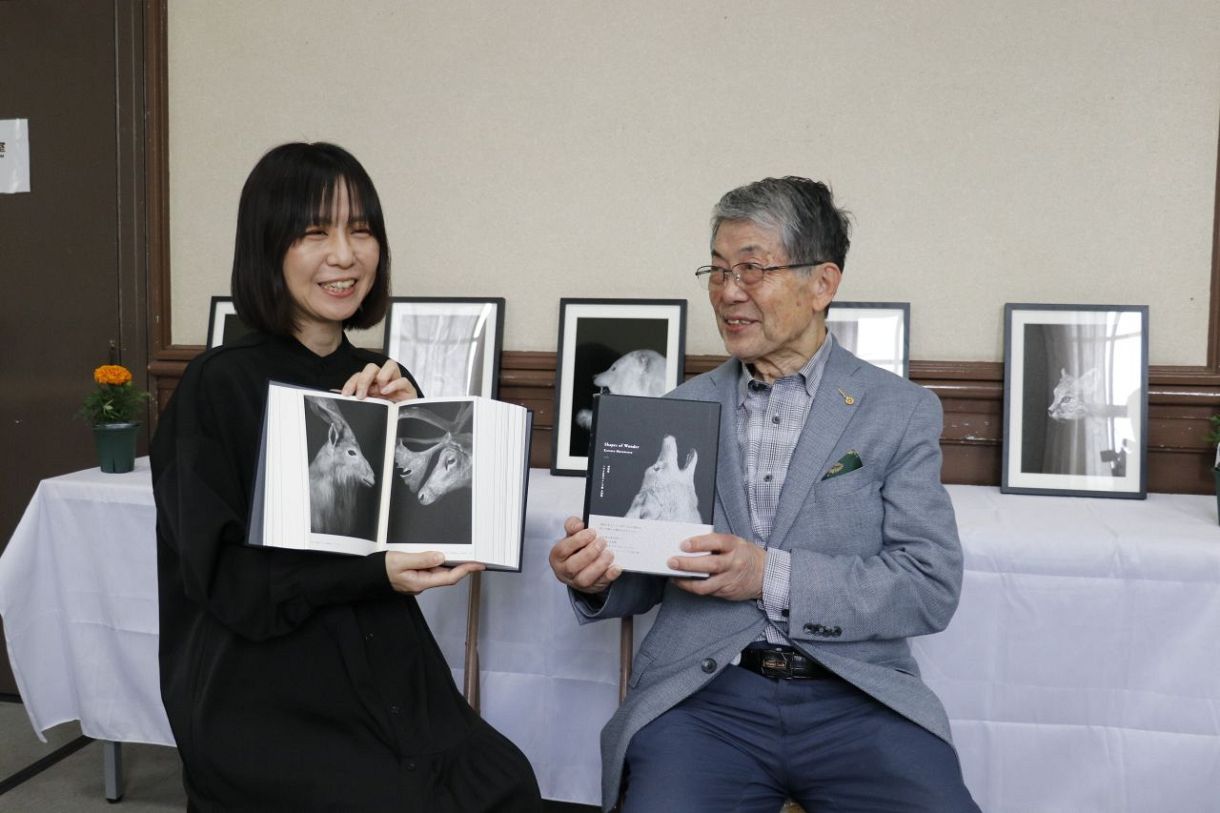 動物剝製801点の横顔で写真集 津山・ふしぎ館で村松さん撮影：山陽
