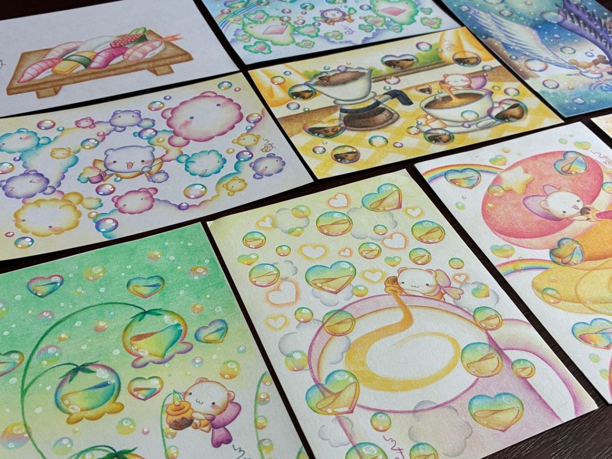 〝ゆるふわ〟イラストSNSで発信　 岡山・熊代さん 今秋に初個展