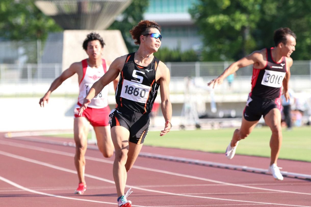 上山（尚美学園大）10秒24V 成年男子100m 陸上国スポ岡山県代表最終