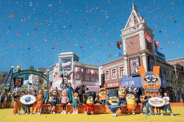 USJで「大悪党大会」開幕、大歓声 『ミニオン・パーク』拡張・新