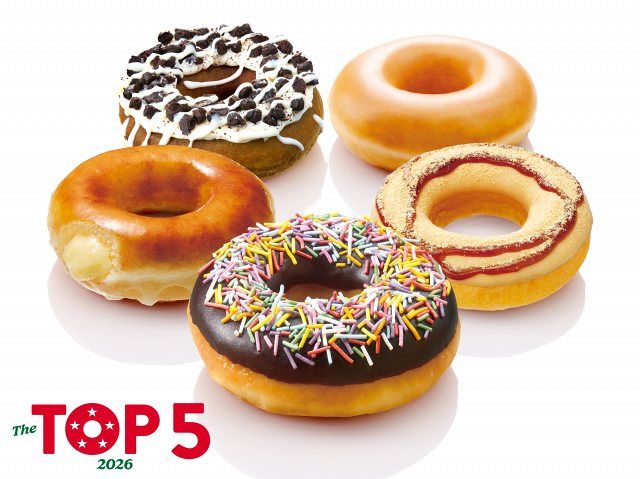 クリスピー・クリーム・ドーナツ、“店員が選ぶ”定番商品TOP5発表