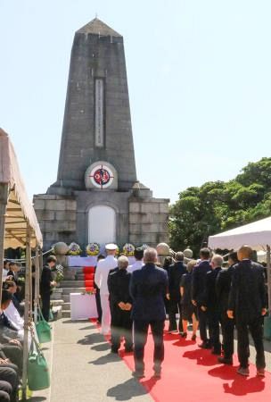 軍艦沈没135年で追悼式 トルコ「エルトゥールル号」：山陽新聞