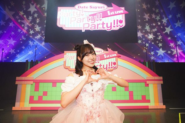 伊達さゆり、1stライブ公式レポート＆写真公開！フワフワのドレス姿