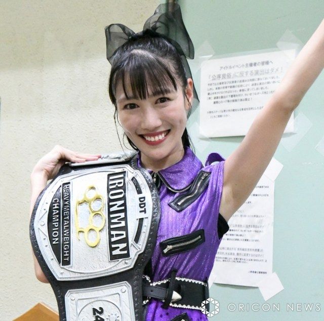 ももクロ・高城れに、アイアンマンヘビーメタル級王座を戴冠：山陽新聞