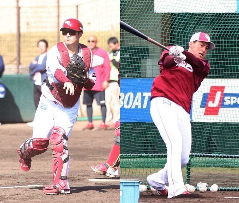 楽天の倉敷出身コンビ 精力的に汗 小郷「走攻守全部でアピール」太田「シーズンのいいスタートを」２８日から地元でオープン戦