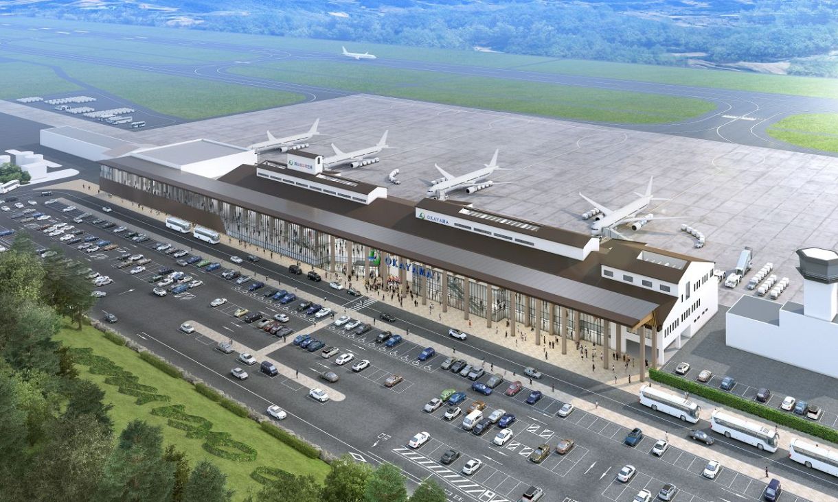 岡山空港ビル１・４倍に増床　県が基本計画の概要公表