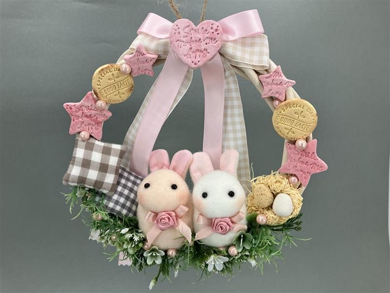 アート工房 風「イースターバニーのリース」 1名様：山陽新聞デジタル