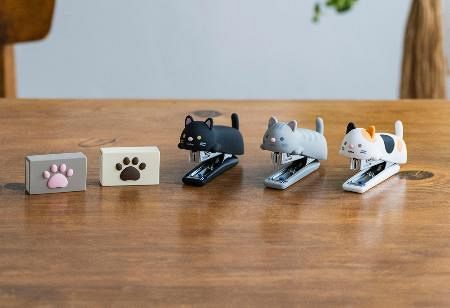 猫のカバー付きホチキス マックス：山陽新聞デジタル｜さんデジ