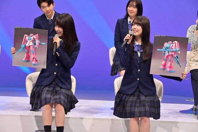 量産型ルカ専用ザク」解禁 乃木坂46賀喜遥香の“かきねこ”＆筒井あやめ